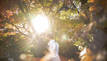 フォトウエディング シアスタイル 秋におすすめ結婚式前撮りロケーション撮影
